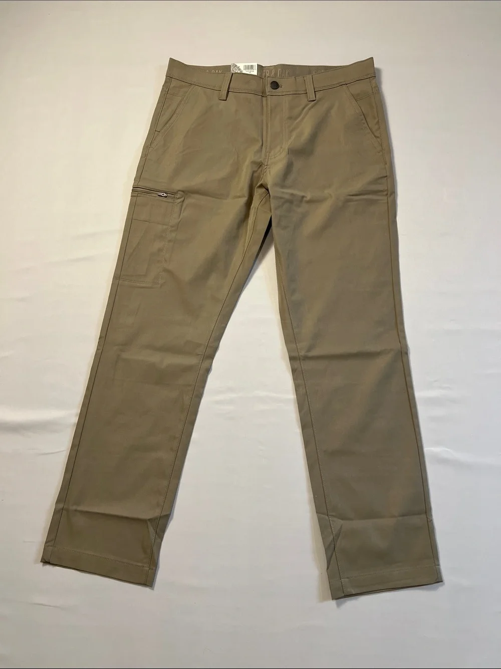 NWT Men's Copper&Oak Khaki Utility Chino Pants - Durable Tan Size 34x32